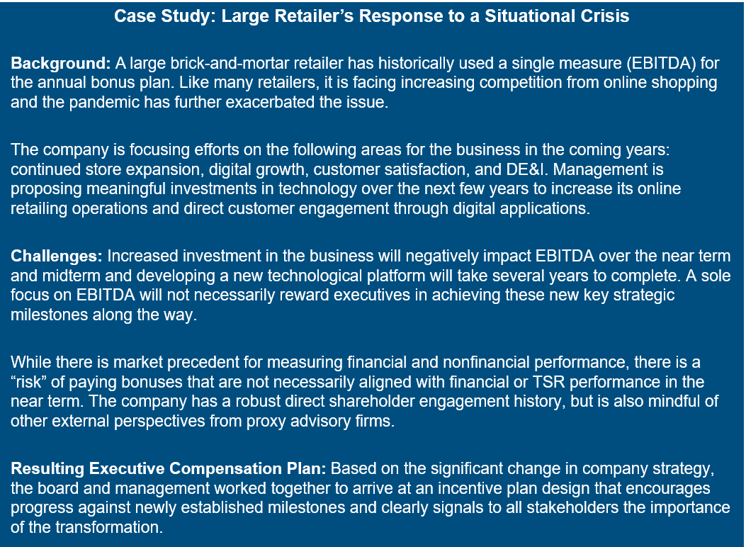 Case Study Call-Out Box on Large Retailer's Response to a Situational Crisis