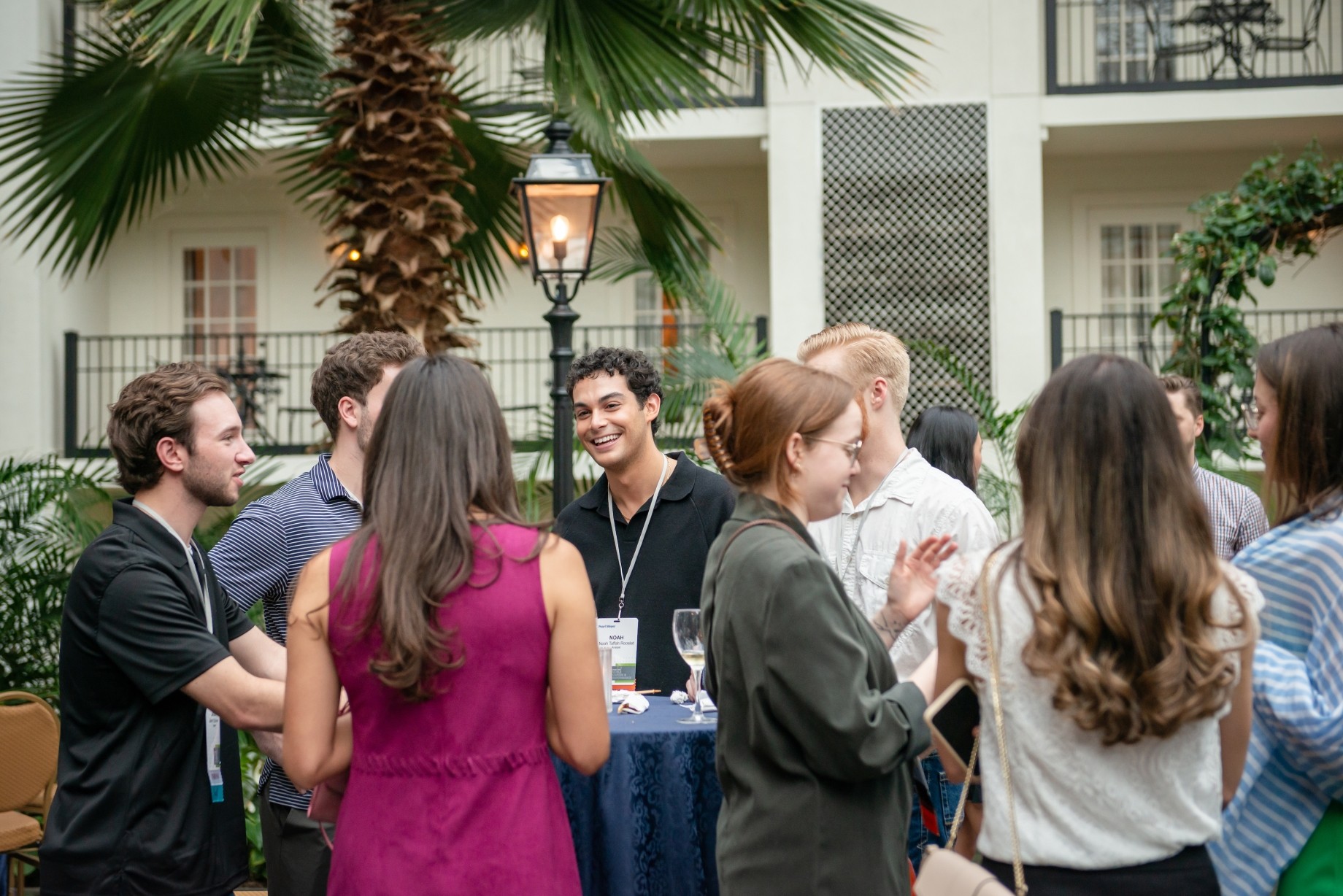 Group at an event