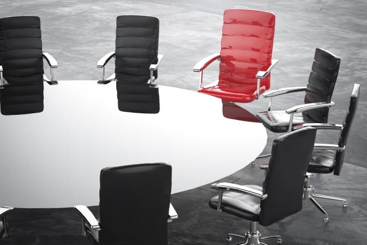 directors-table-with-one-red-chair