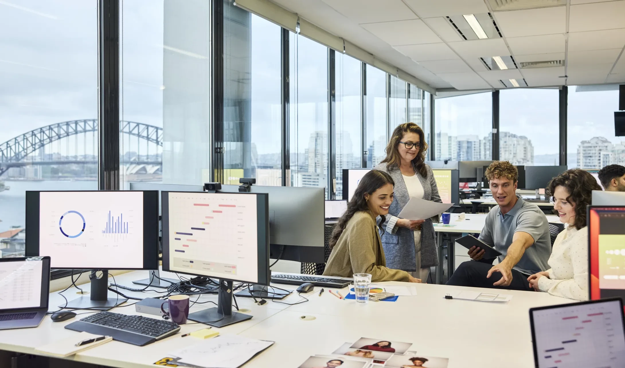 colleagues planning strategies